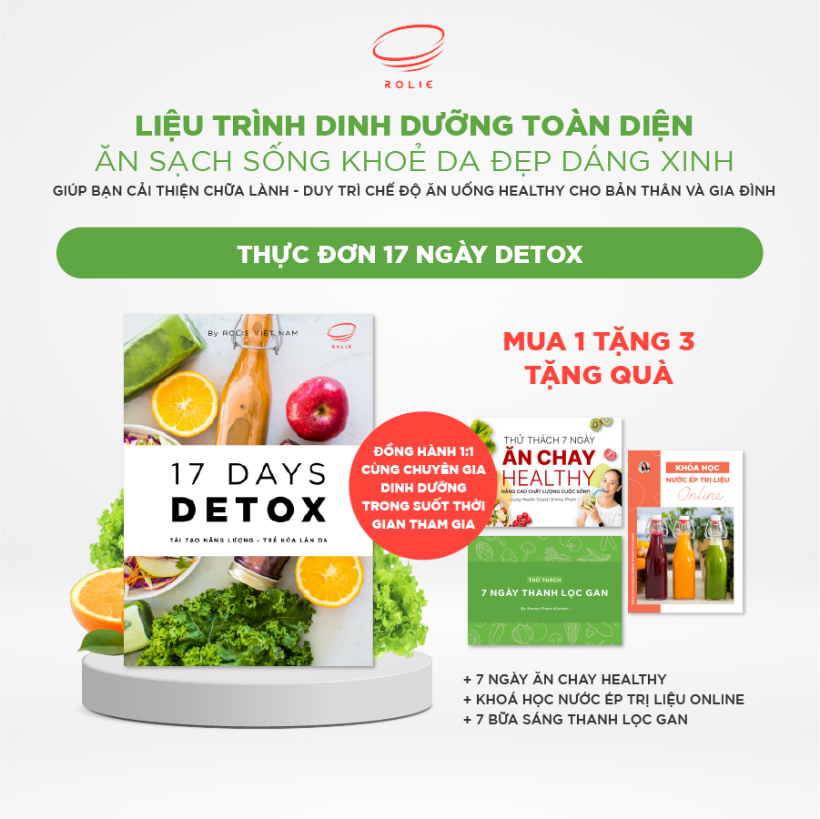 THỰC ĐƠN DETOX 17 NGÀY