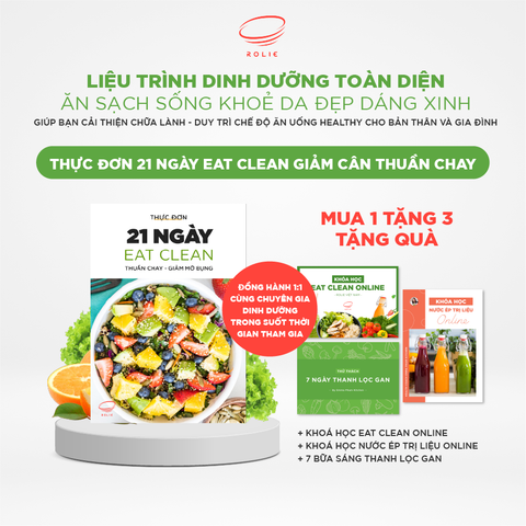 THỰC ĐƠN 21 NGÀY - GIẢM CÂN THUẦN CHAY