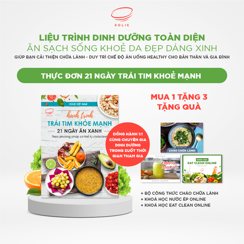 THỰC ĐƠN 21 NGÀY TRÁI TIM KHỎE MẠNH