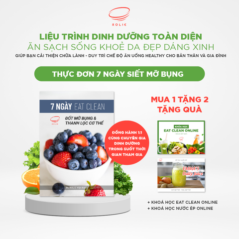 THỰC ĐƠN 7 NGÀY ĂN MẶN - SIẾT MỠ BỤNG