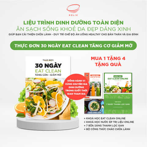 THỰC ĐƠN EAT CLEAN - 30 NGÀY TĂNG CÂN