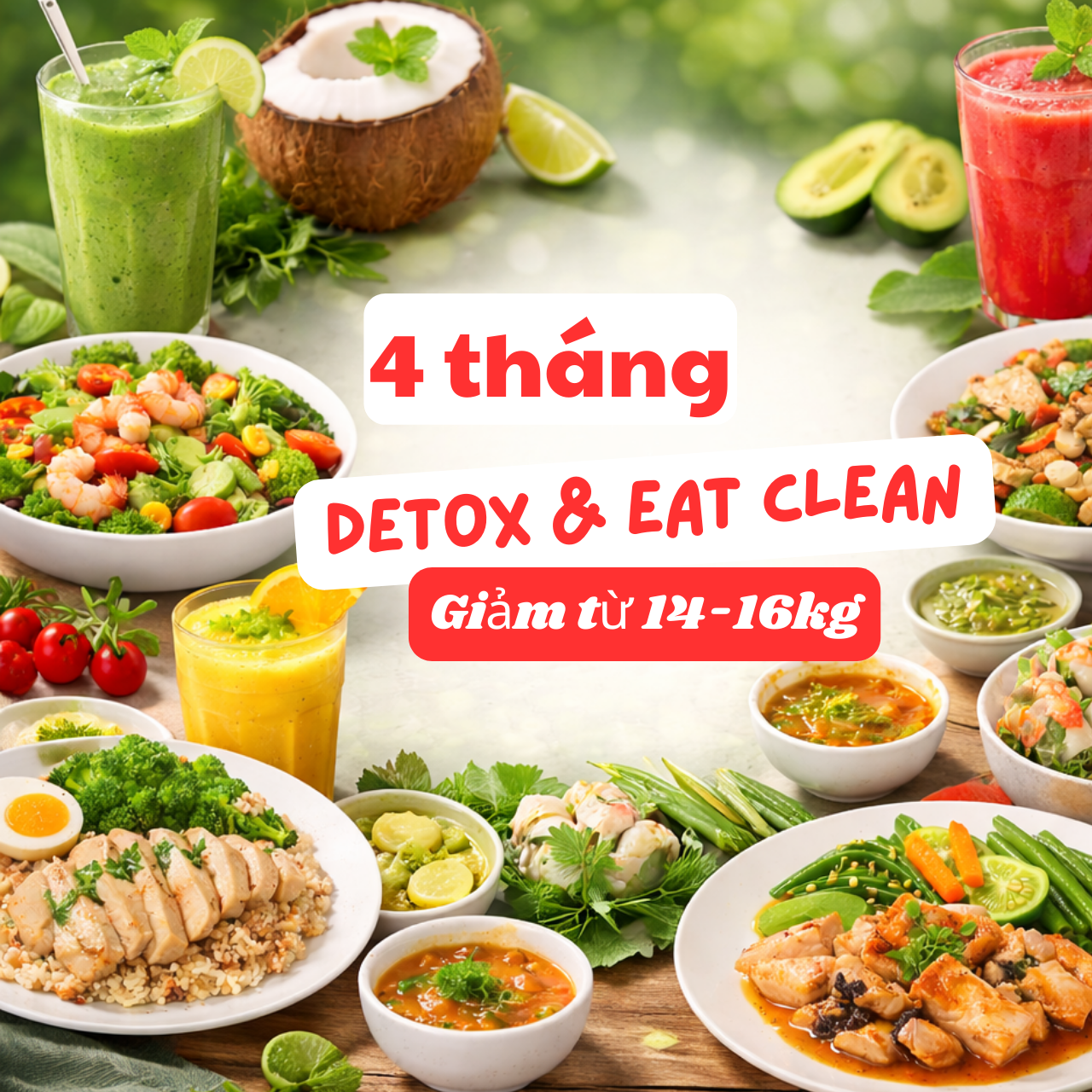 4 THÁNG DETOX & EAT CLEAN