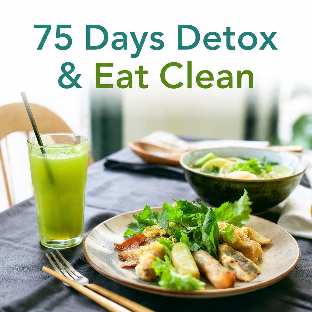 75 NGÀY DETOX & EAT CLEAN GIẢM CÂN KHỎE ĐẸP