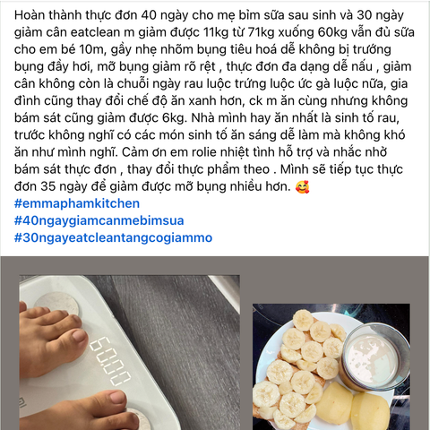 70 NGÀY LỢI SỮA VỀ DÁNG