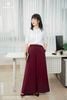 Áo linen trắng thêu ngực SM1212