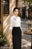 Áo sơ mi trắng cổ đức SM67