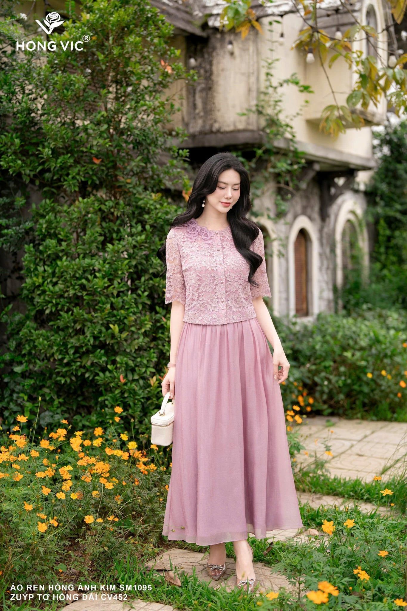 Zuýp tơ hồng dài CV452