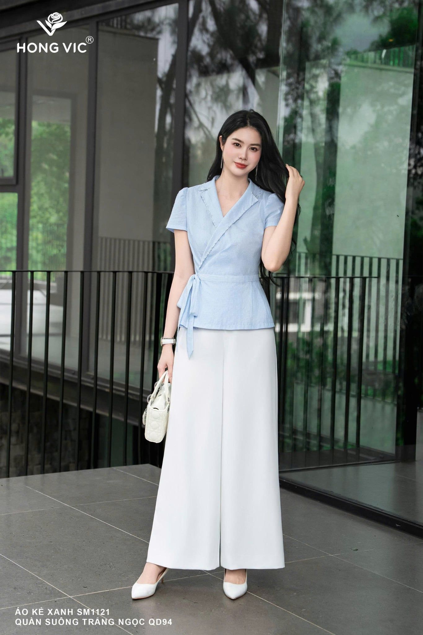 Quần suông trắng ngọc QD94