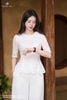 Áo ren trắng ngọc SM1186