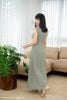 Đầm maxi linen rêu DL1147