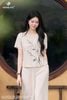 Áo croptop kem thanh xuân SM1105