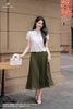 Áo boil trắng thêu họa tiết cộc tay SM1130