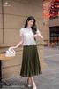 Áo boil trắng thêu họa tiết cộc tay SM1130