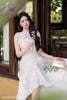 Đầm trắng vân hoa ban DL1117