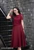 Áo ren đỏ rượu croptop SM841