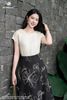 Zuýp thô đen thêu họa tiết CV587