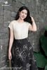 Áo voan kem tay phối ren SM1148