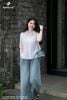 Áo linen trắng cổ đức SM1162