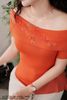 Áo cotton cam lệch vai SM909