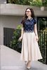 Áo croptop tím than thêu gấu SM1134