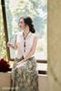 Zuýp voan hoa xanh CV452