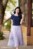 Áo croptop tím than cộc tay SM1110