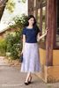 Áo croptop tím than cộc tay SM1110