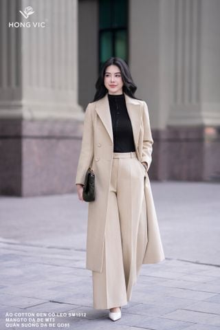 Quần suông dạ be QD85