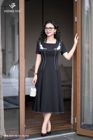 Đầm đen hạ vi DL926