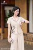 Quần suông be xước QD91