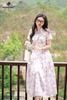 Áo hoa thêu cổ đức SM1112