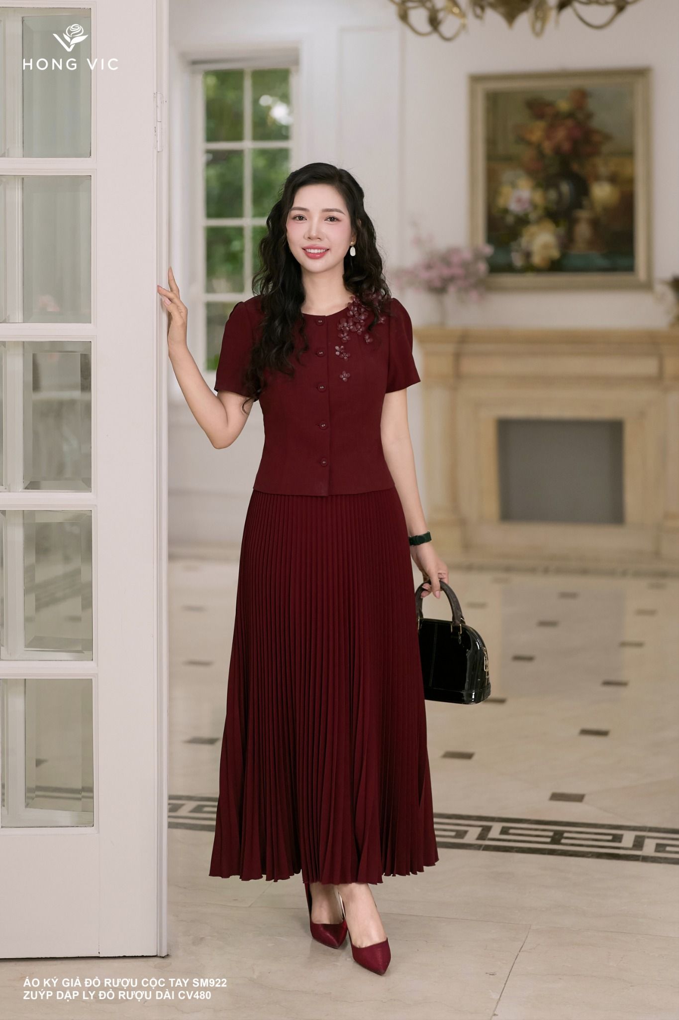 Zuýp dập ly đỏ rượu dài CV480