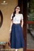 Áo cotton trắng cộc tay Hongvic SM1027