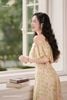 Đầm maxi hoa kẹo trễ vai DL1003