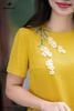 Áo croptop linen vàng SM1084