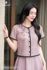 Áo hồng khói sợi tre SM1063