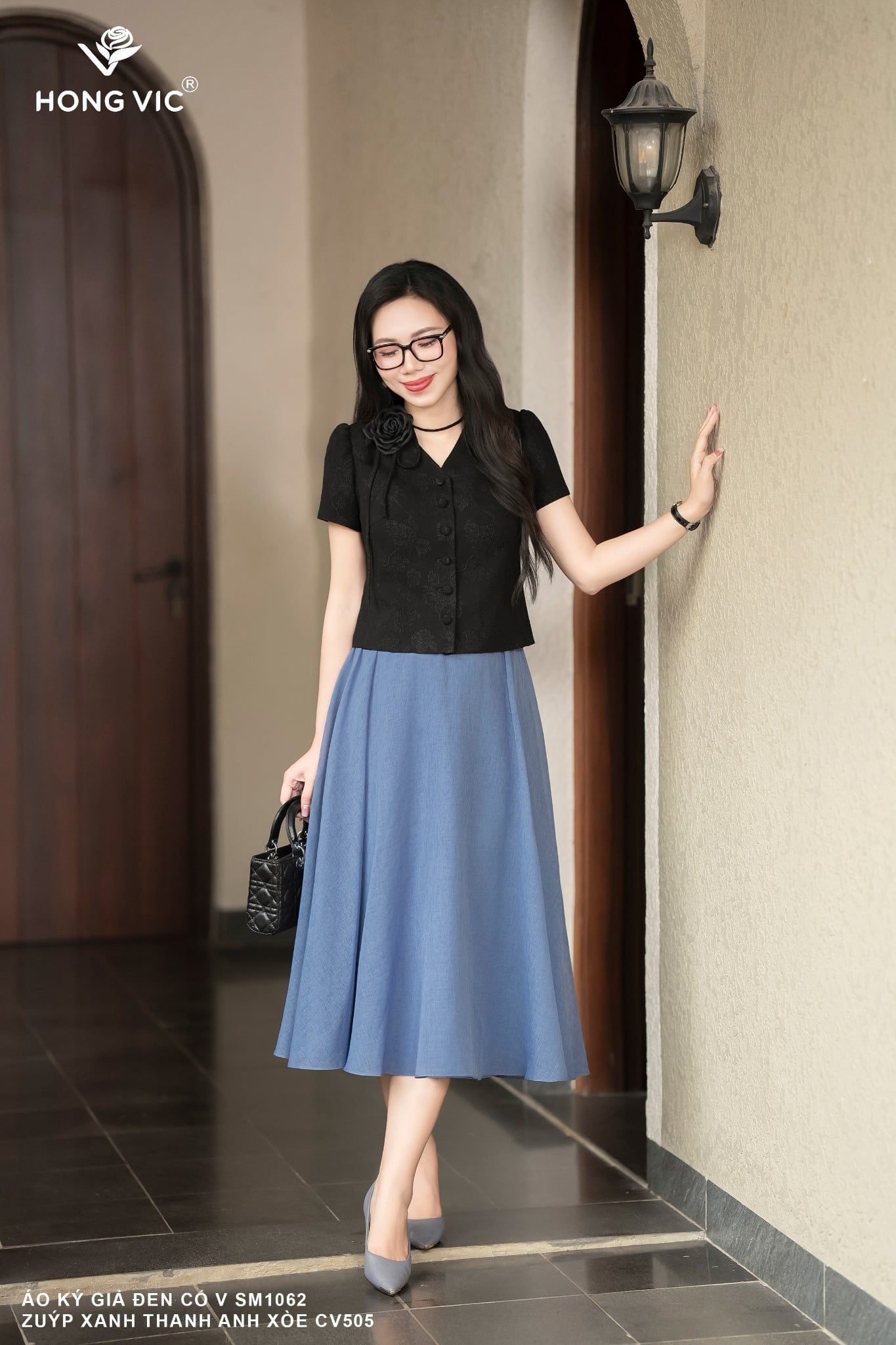 Zuýp xanh thanh anh xòe CV505