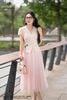 Áo ký giả hoa nhí cộc tay SM890