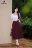 Áo sơ mi tím khói ngọc trai SM824