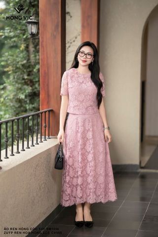 Zuýp ren hoa hồng xòe CV555