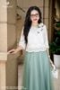 Áo trắng thêu hoa gấu SM990