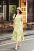 Đầm hoa hồng juliet cộc tay DL658