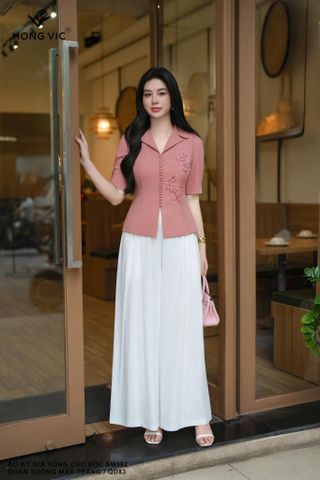 Áo ký giả hồng cúc bọc SM882