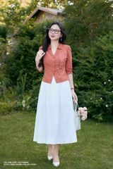 Áo cam cháy cổ V SM988