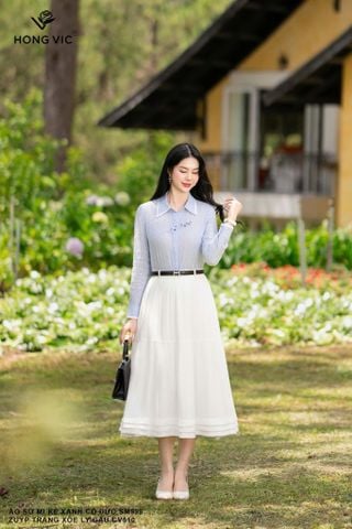 Zuýp trắng xòe ly gấu CV510