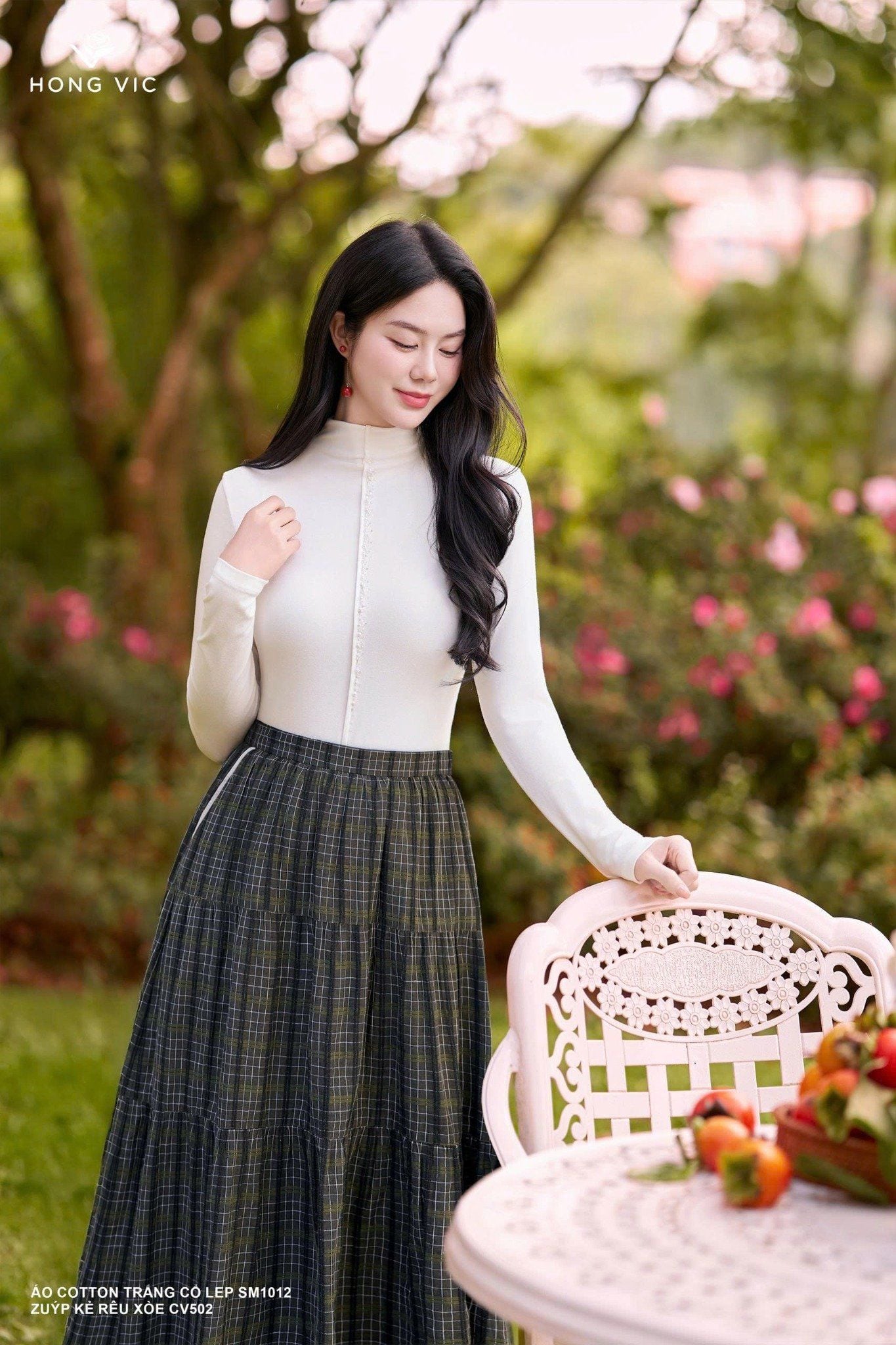 Zuýp kẻ rêu xòe CV502