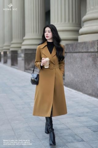 Mangto nâu tay raglan MT29