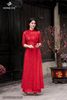Quần áo dài đỏ ngọc trai QD68
