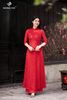 Quần áo dài đỏ ngọc trai QD68