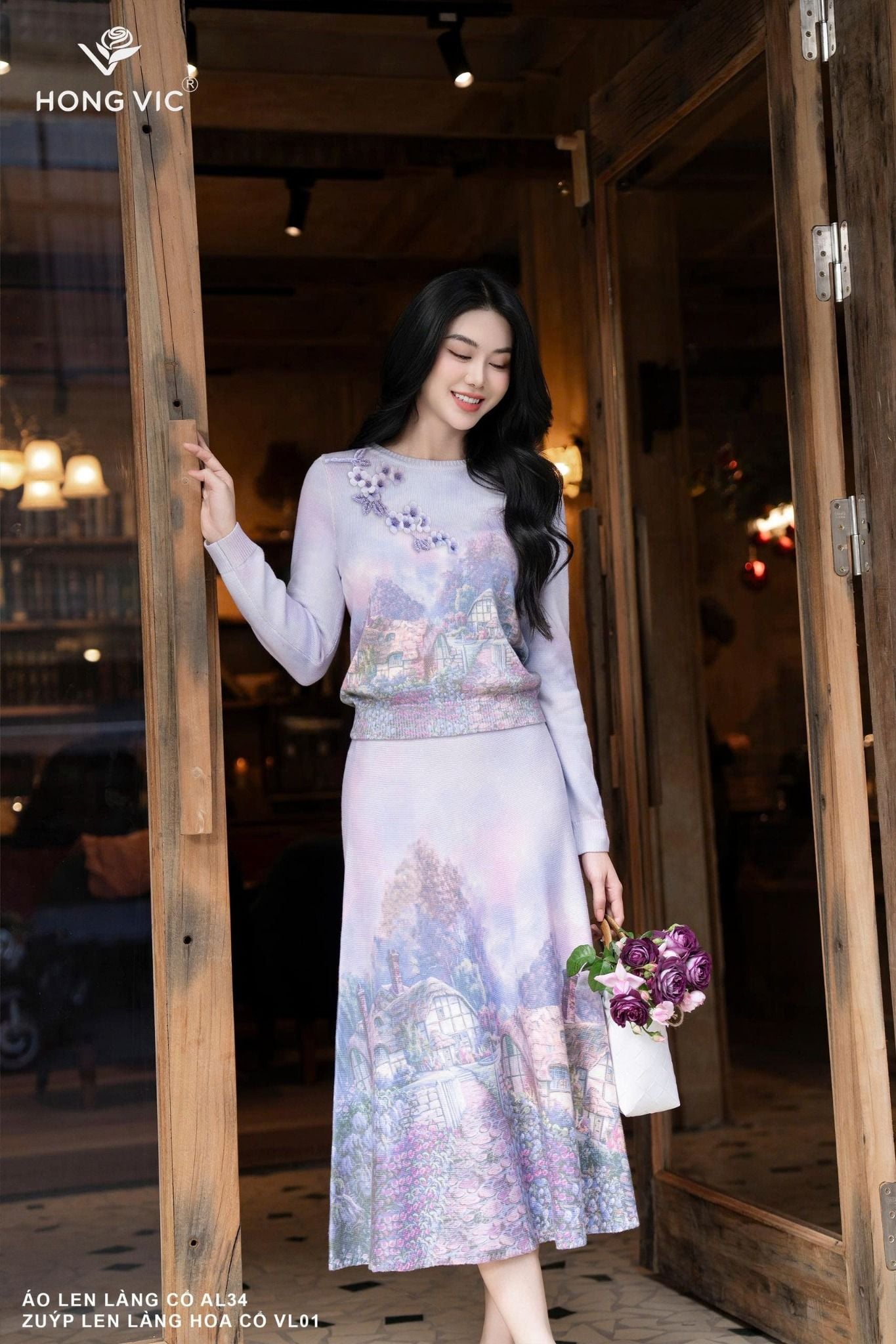 Áo len làng cổ AL34